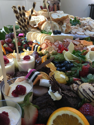 Keep everyone happy!!!  Grazing tables with a selection of Antipasto and Sweets are our most popular